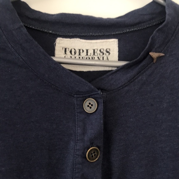 Topless California Navy Top - Picture 2 of 4